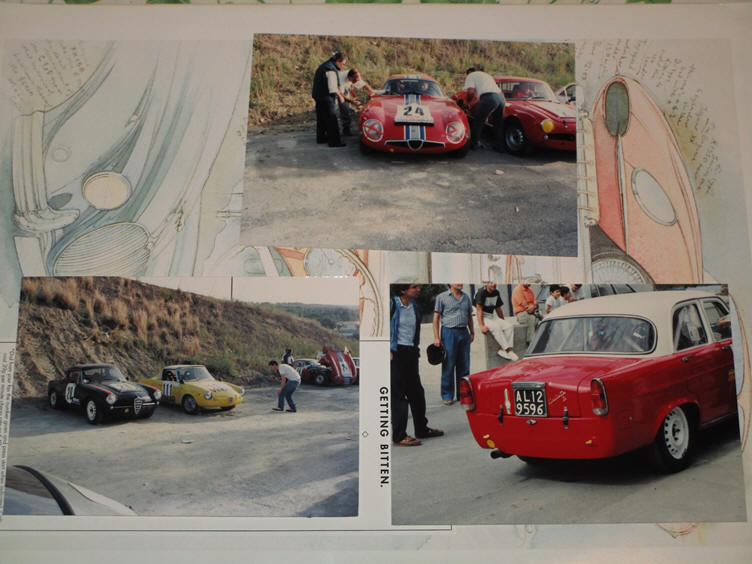 Alfa corps at Targa Florio 1990