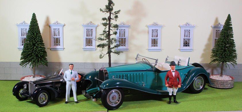 Bugatti Royale Esderse and 57SC Corsica Roadster