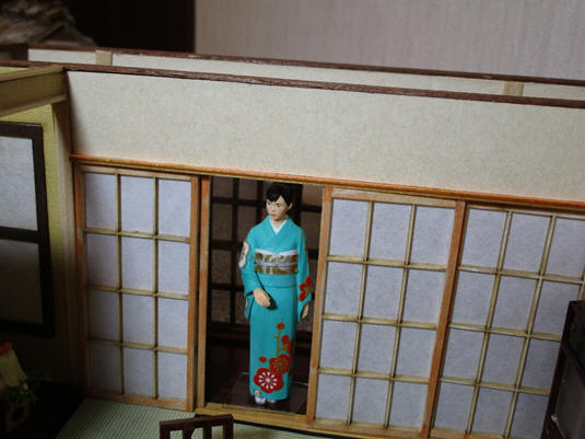 Beautiful madame in Kimono