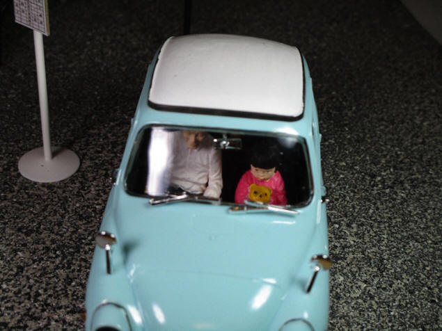 Grand dauter with a teddy bear