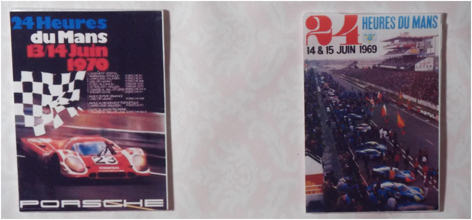 1970 and 1969 Le Mans posters